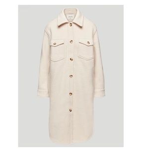 Aritzia The Ganna Long Shirt Jacket